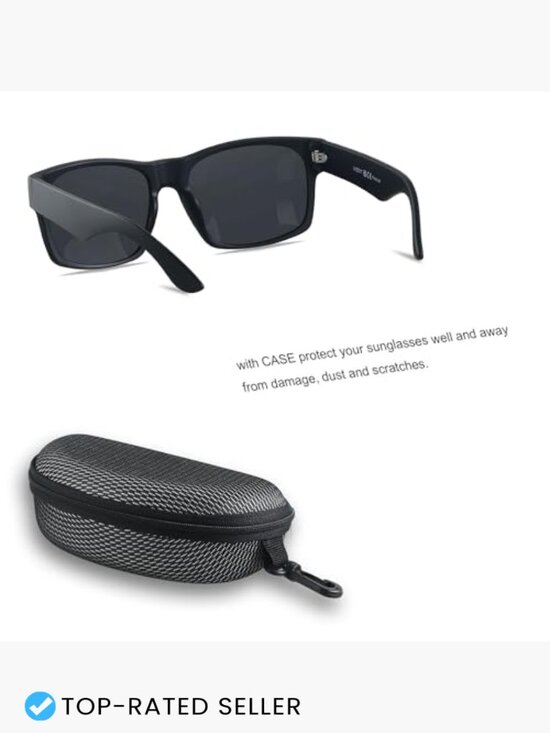 Oversized Square Sunglasses for Big Wide Heads XL XXL Polarized UV400 Protection main image 5